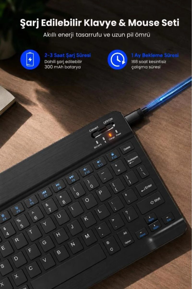 TMK04 Kablosuz Klavye Mouse Seti — 3. fotoğraf