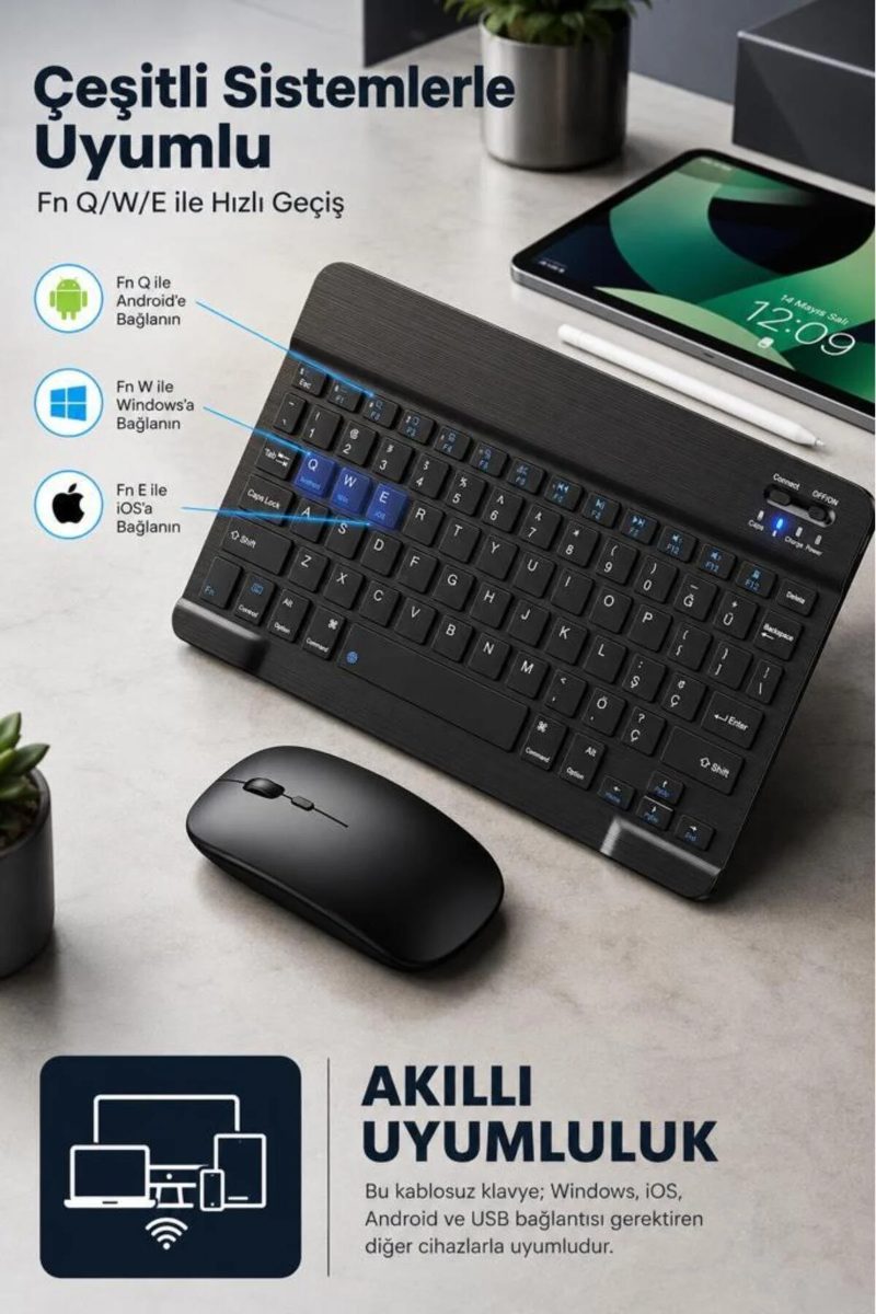 TMK04 Kablosuz Klavye Mouse Seti — 4. fotoğraf