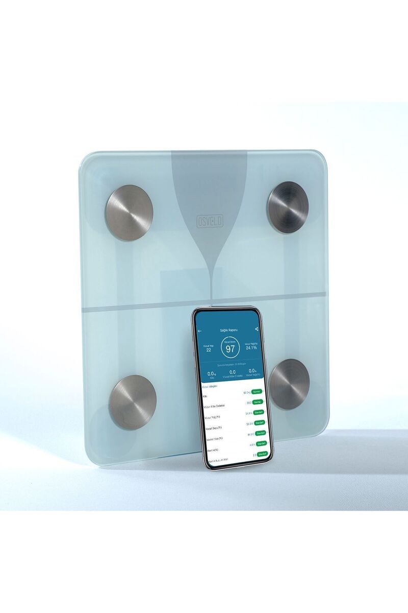 Yağ Analizli Bluetooth Akıllı Baskül